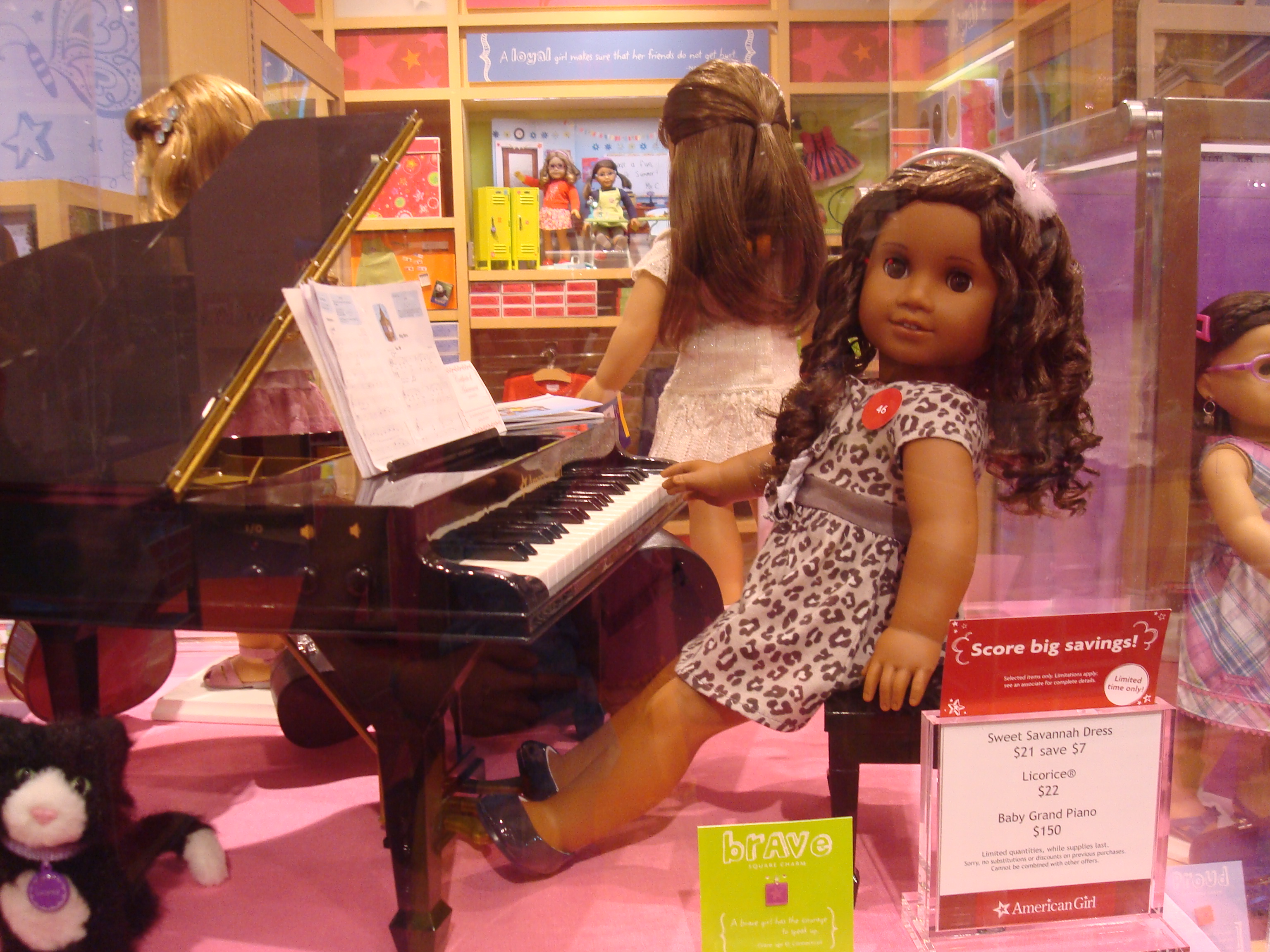 american girl baby grand piano